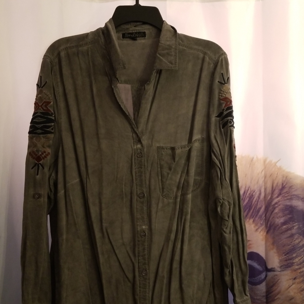 Long Sleeved Casual Shirt.